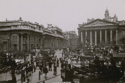 Gesamtansicht der Royal Exchange von English Photographer